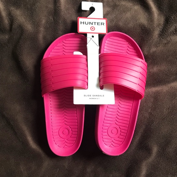 Hunter Shoes - Hunter for Target pink slides